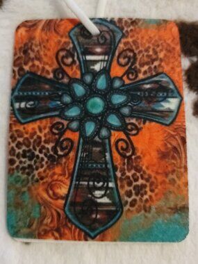 Western Cross Unscented Hanging Car Air Freshener Freshie